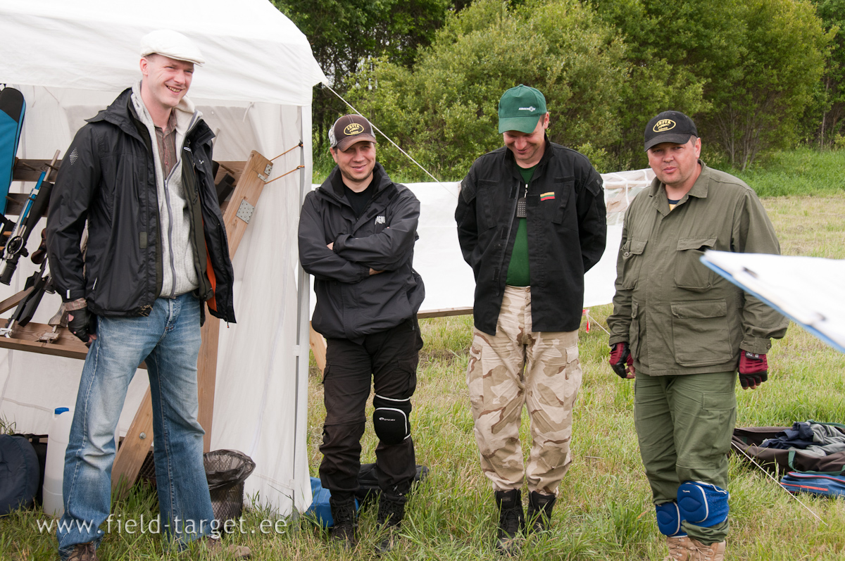 Aron, Konstantin, Marijus and Sergejs on Briefing